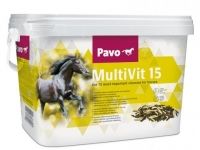 SUPLEMENTO PARA CABALLOS PAVO MULTIVIT 15 3KG