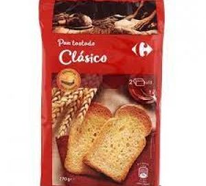 Pan Tostado Clásico Carrefour 270 Gr.