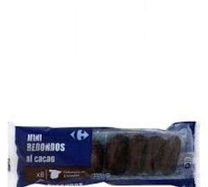 Mini Redondos De Chocolate Carrefour 155 Gr.