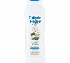 Gel de ducha Algodón & Talco Tulipán Negro 600 ml.