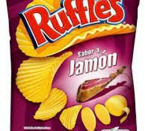 Patatas Fritas Ruffles Matutano Jamón 170 Gr.