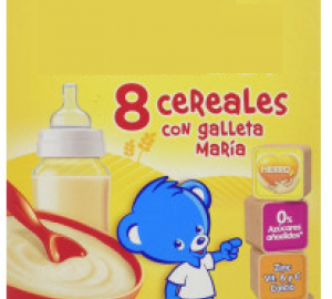 Papilla +6m cereales con galleta maría