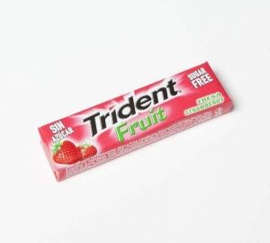 Chicles trident láminas fresa