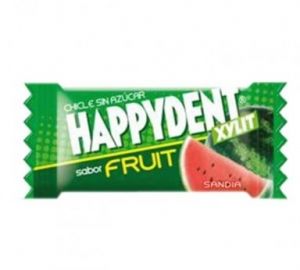 Chicle happydent sandia