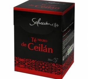 Té negro de Ceilán en bolsitas Carrefour Selección 20 ud.