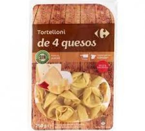 Tortelloni De 4 Quesos Al Huevo Carrefour 250 Gr.