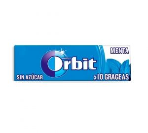 Chicles orbit grageas menta