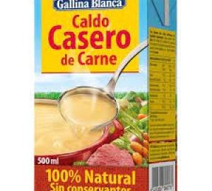 Caldo de Carne 100% Natural Gallina Blanca Envase 1 L.