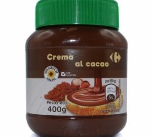 Crema De Cacao Con Avellanas Carrefour Sin Gluten 400 Gr.