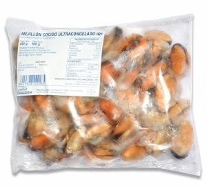 Mejillón ultracongelado cocido 500 g