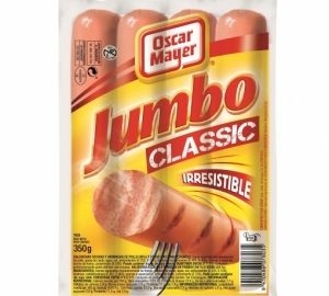 Salchichas cocidas Jumbo Classic Oscar Mayer 350 g.