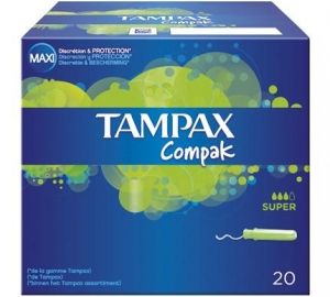 Tampon tampax compak super 20u