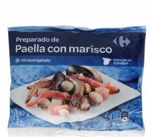 Preparado de marisco para paella Carrefour 400 g.