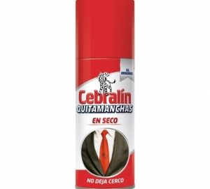 Quitamanchas en seco spray Cebralín 200 ml.