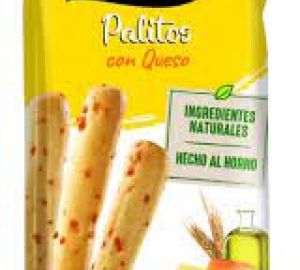 Palitos con Queso Snatts Bolsa 56 Gr.