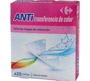 Toallitas anti transferencia del color Carrefour 20 ud.