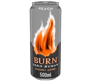 Burn zero melocotón 500ml