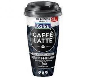 Café Latte sin Azúcares Añadidos Kaiku 230 Ml.