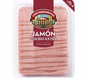 Jamón cocido en finas lochas Casa Tarradellas 125 g.