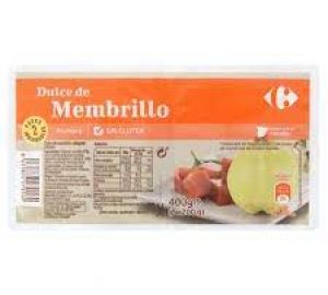 Dulce de Membrillo sin Gluten Carrefour 400 Gr.