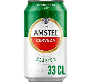 Cerveza Rubia Amstel Clásica