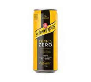 Tónica Zero Schweppes Lata 33 Cl.