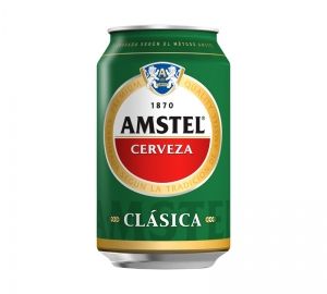 Cerveza Clásica Amstel Lata 33 Cl.