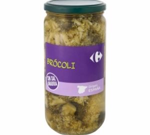 Brócoli Sin Sal Añadida En Tarro Carrefour 370 Gr.