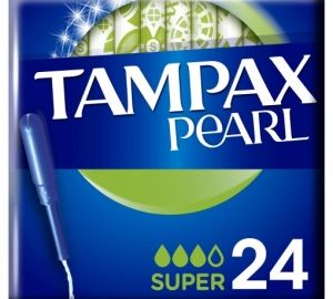 Tampones regular con aplicador Pearl Tampax 24 ud.