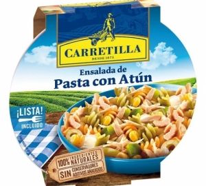 Ensalada de pasta con atún Carretilla 240 g.