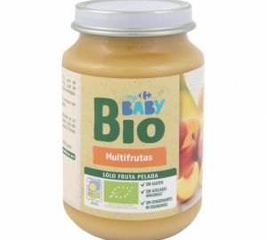 Tarrito multifrutas ecológico Carrefour Baby Bio 200 g.