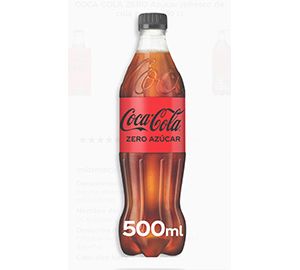 Coca Cola zero botella 500ml