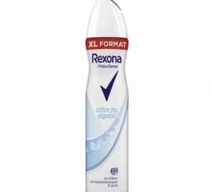 Desodorante en spray Cotton Dry Algodón Rexona 250 ml.