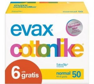 Protegeslip Cottonlike normal Evax 44 ud.