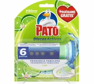  Discos wc activos inodoros lima aparato + recambio Pato 1 ud.