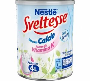 Leche en polvo desnatada Nestlé - Sveltesse 400 g.