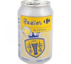 Cerveza Carrefour Radler Con Limón Lata 33 Cl