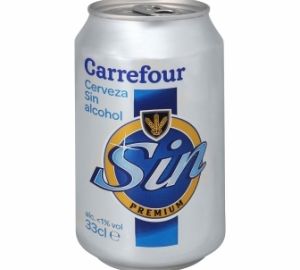 Cerveza Carrefour Sin Alcohol Lata 33 Cl.