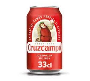 Cerveza Cruzcampo Lata 33 Cl.