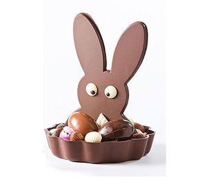 Conejos de pascua de chocolate
