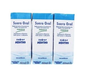 Suero Oral Natural 3x200ml Sabor Neutro