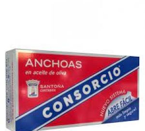 Anchoas En Aceite De Oliva Consorcio 50 Gr.