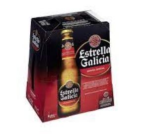 Cerveza Especial Estrella Galicia Pack 6x25 Cl.