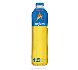 Aquarius naranja botella 1,5 l