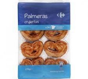 Palmeras Crujientes Carrefour 270 Gr.