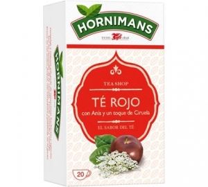 Té rojo con anís y ciruela en bolsitas Hornimans 20 ud.