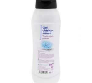 Gel de ducha clásico suave para todo tipo de pieles 1000 ml.