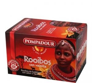 Infusión Rooibos con vainilla en bolsitas Pompadour 20 ud.