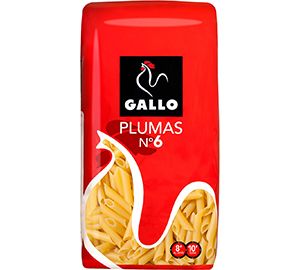 Gallo Macarrones Plumas Nº 6