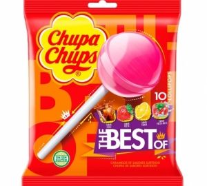 Caramelos con palo de sabores Chupa Chups 10 ud.